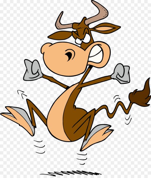 Бык карикатура