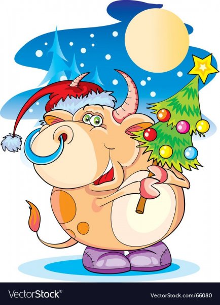 Бык Фердинанд вектор