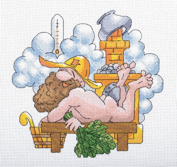 Вышивка крестом Панна баня