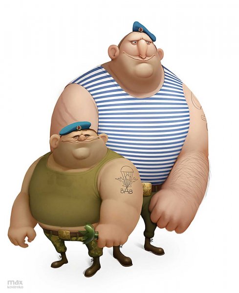 Качок в тельняшке