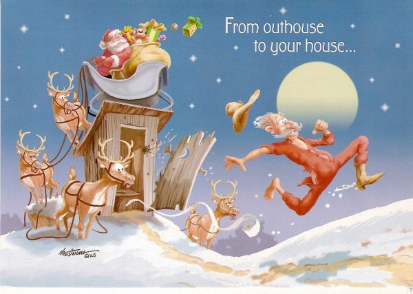 Смешные рисунки на новый год