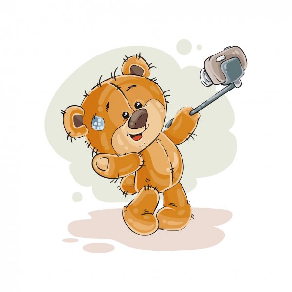 Фотоаппарат мишка