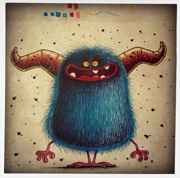 Прикольный монстрик