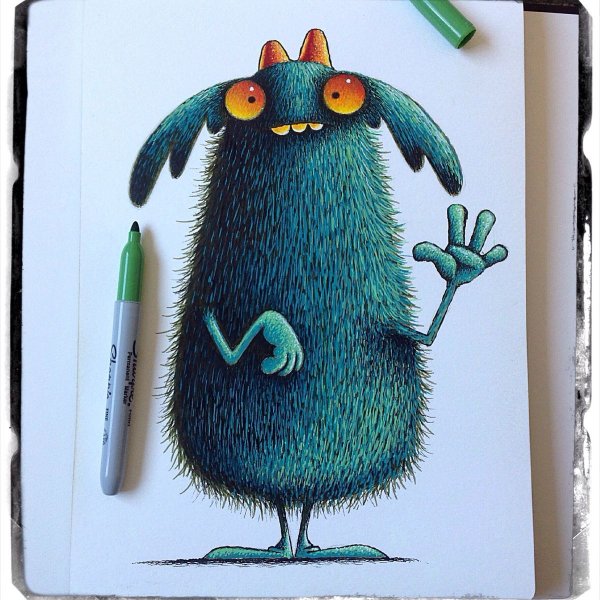 Монстрики для рисования