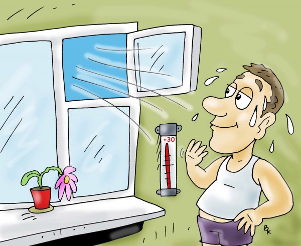 Отопление карикатура