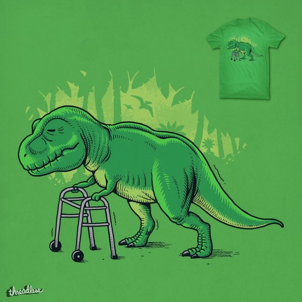 Динозавр с маленькими ручками