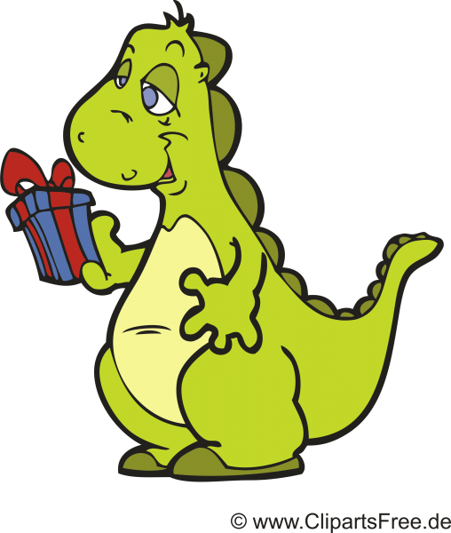 Веселый динозавр