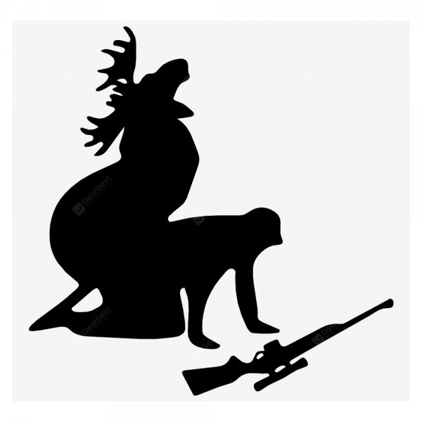 Наклейки на авто охотник