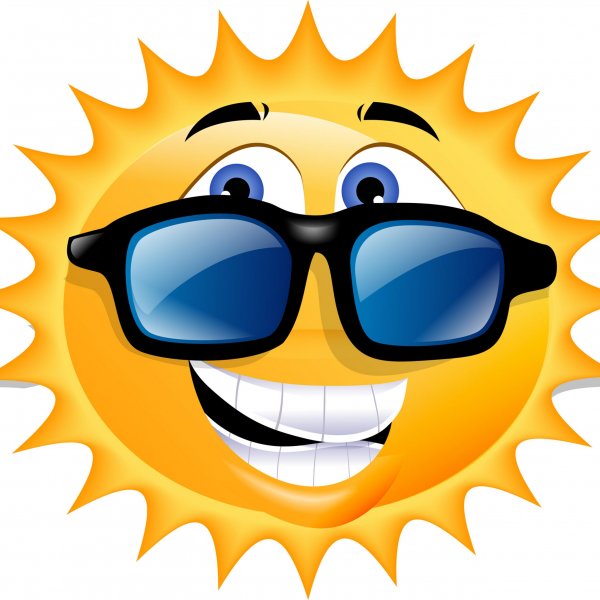 Солнышко с очками