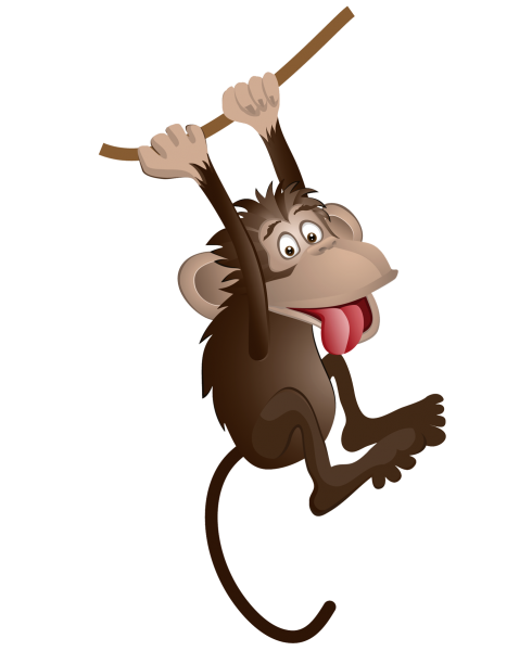 Обезьяна на ветке