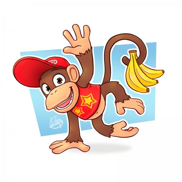 Обезьяна рисунок для детей