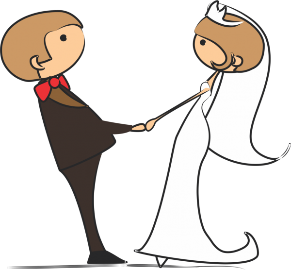 Жених и невеста шуточные