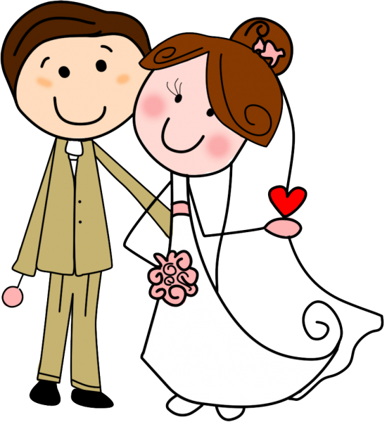 Мультяшная свадьба