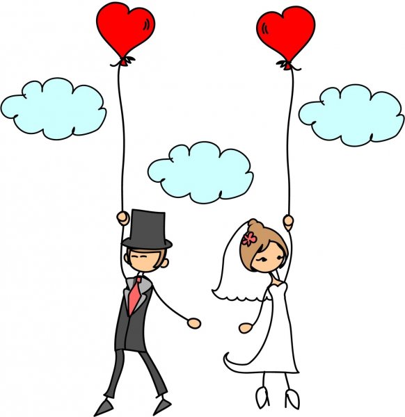 Свадьба смешные рисунки