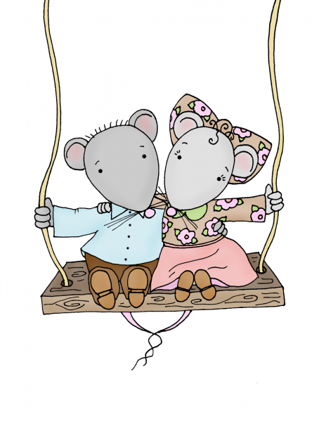Забавные мышки иллюстрации