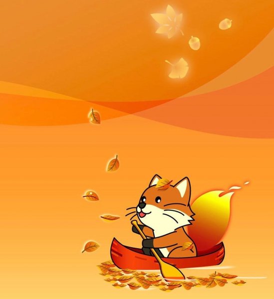 Фон с лисами