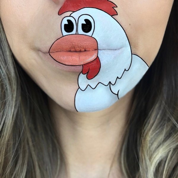 Аквагрим на губах