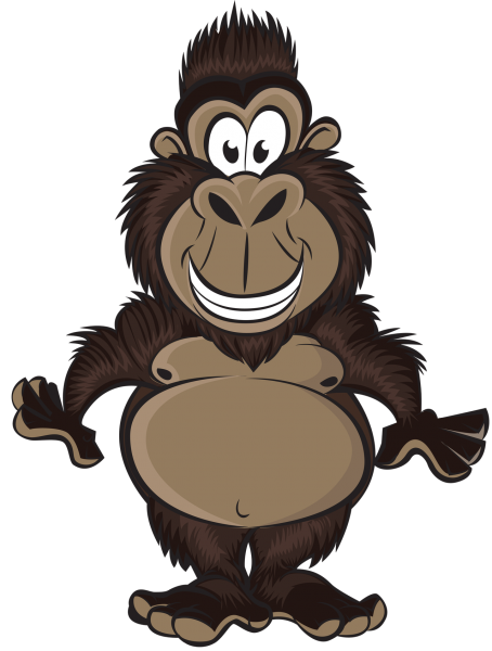 Обезьянка из мультика