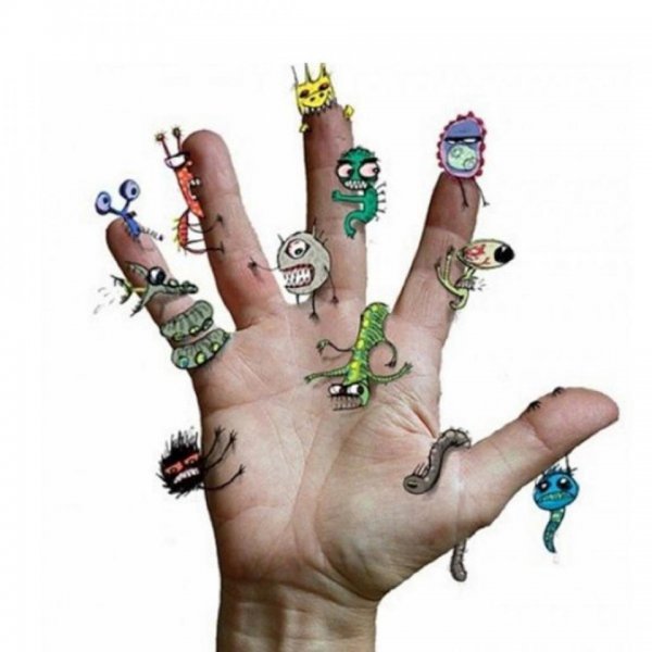 Микробы на руках