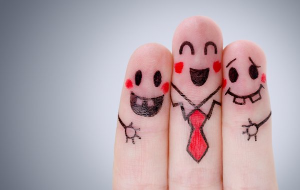 Пальчики с рожицами