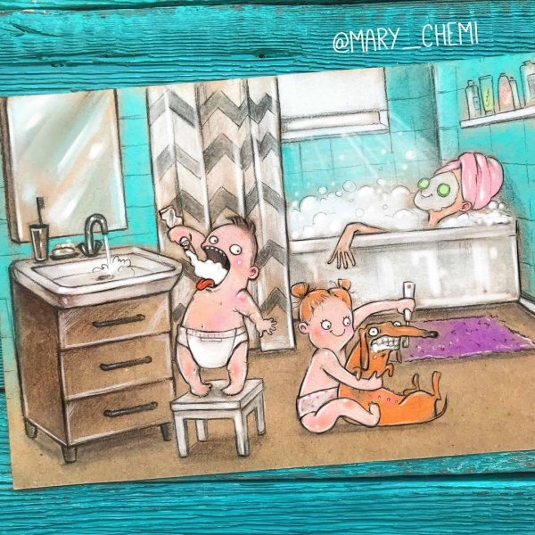 Юмористические рисунки для детей