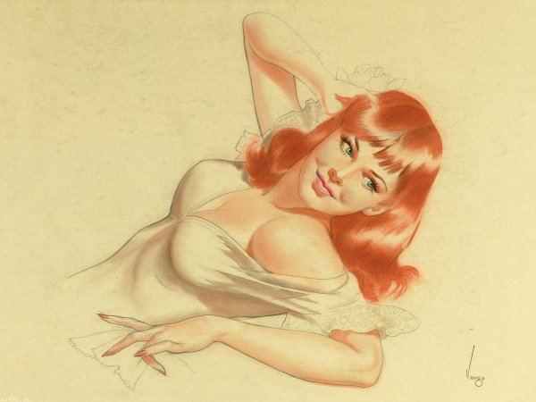 Толстушка Хильда Дуэйна Брайерса живопись