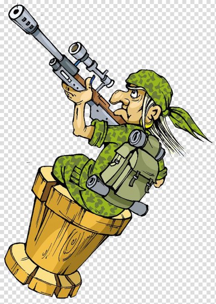 Солдат карикатура