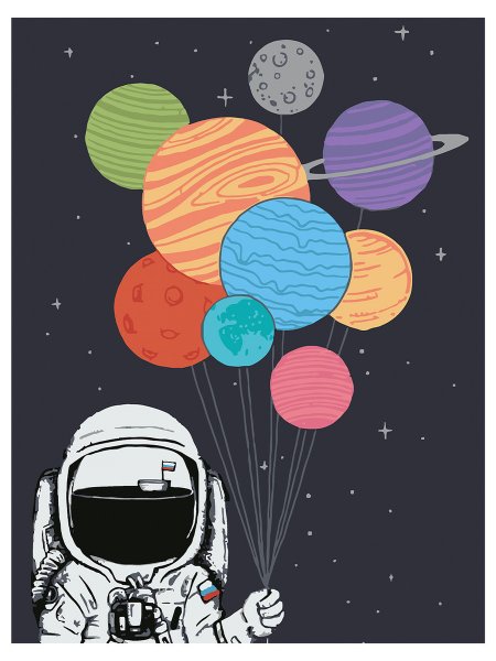 Космонавт на планете