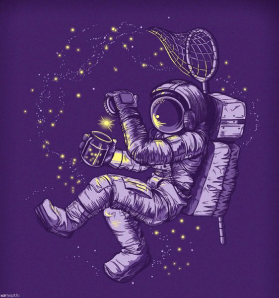 Стилизованный космонавт