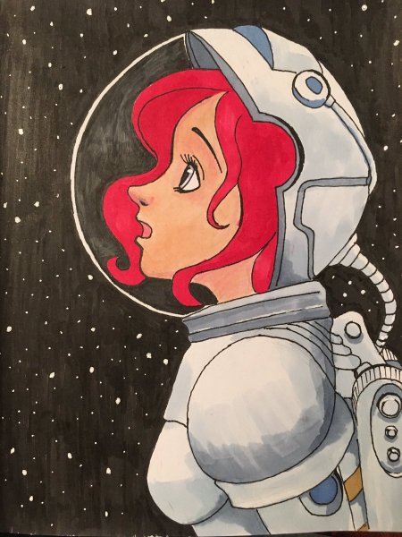 Космос арт мультяшный