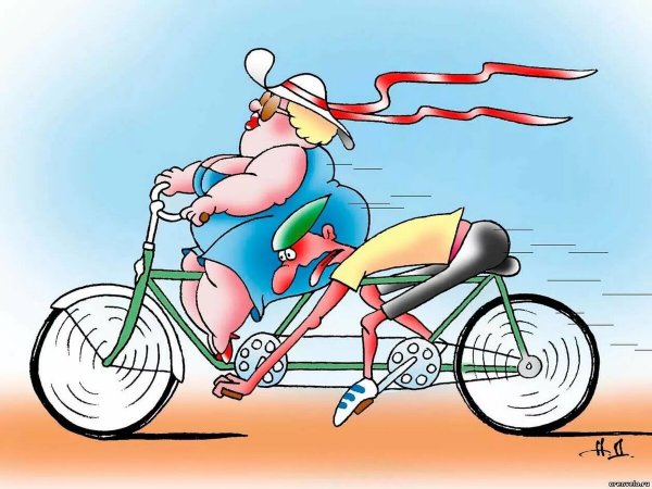 Велосипедист прикол