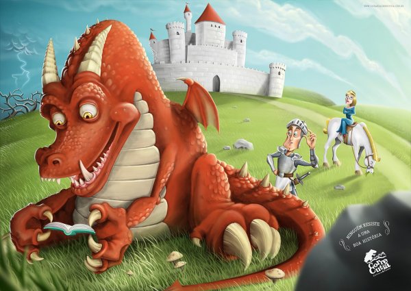 Прикольные сказочные драконы