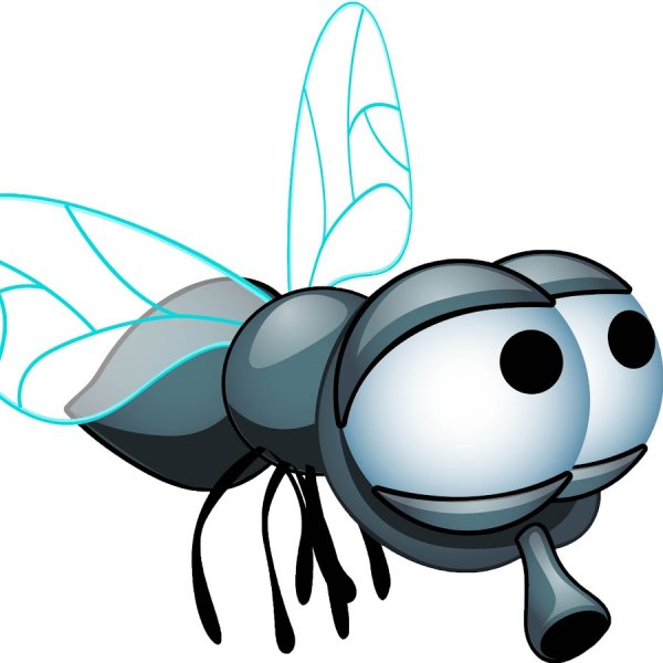 Муха из мультика