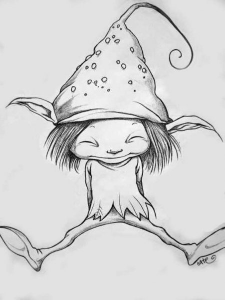 Прикольные скетчи карандашом