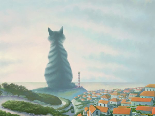 Кот сюрреализм