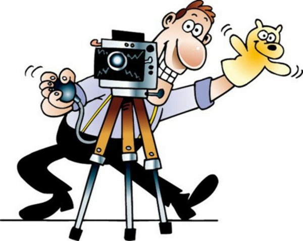 Фотограф на прозрачном фоне