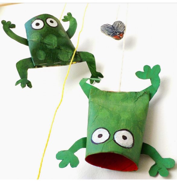 Поделка лягушка