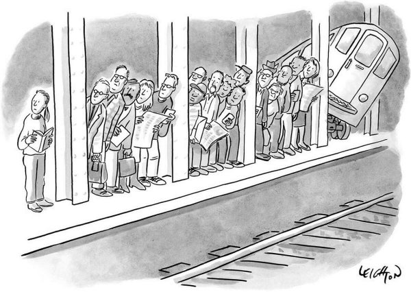 Метро карикатура