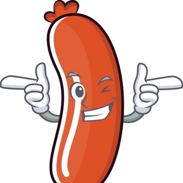 Сарделька с глазами