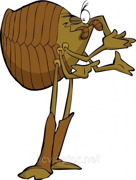 Вши мультяшные