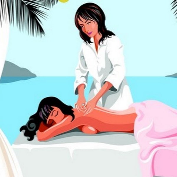 Массажист рисунок