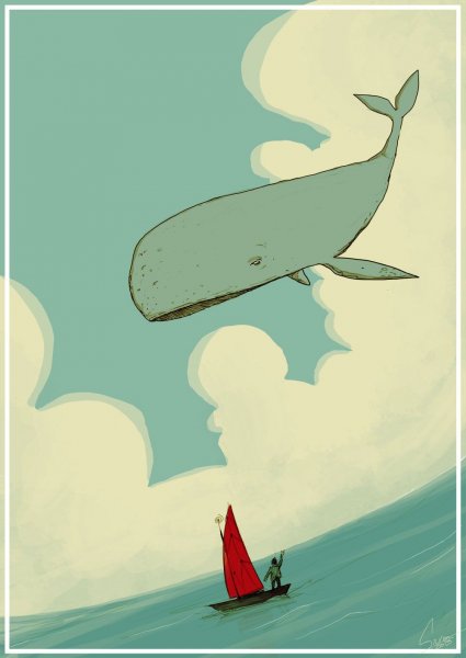 Крутые иллюстрации китов