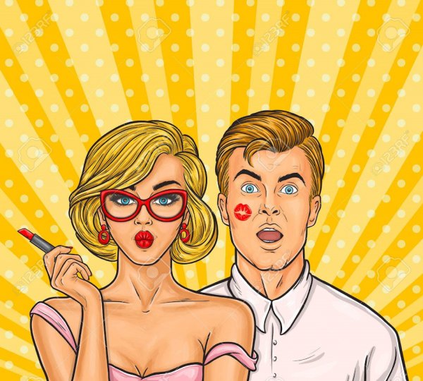 Поп арт иллюстрации