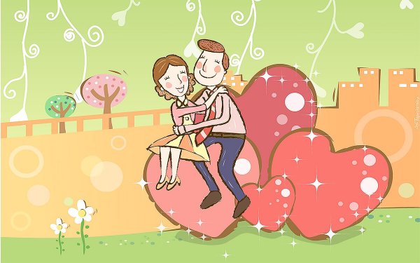 Иллюстрации ко Дню влюбленных