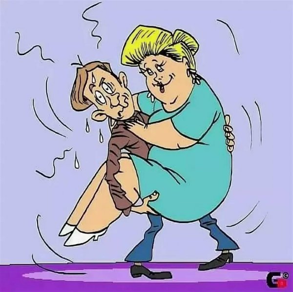 Карикатура мужчина и женщина любовные