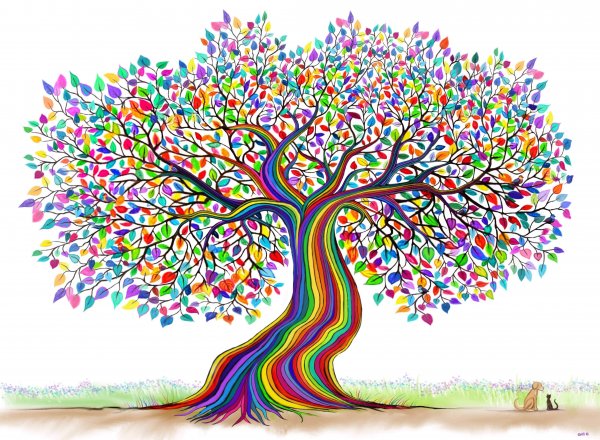 Дерево Радуга