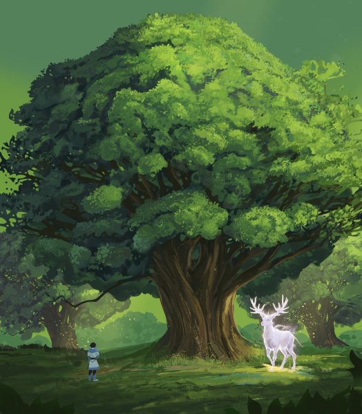 Красивое сказочное дерево