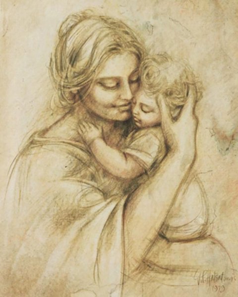 Клаудия Трембле картины материнство