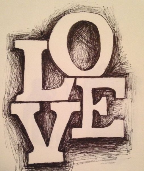 Рисунки карандашом надписи