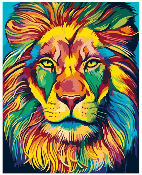 Разноцветный Лев